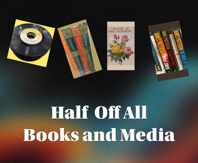half off all media