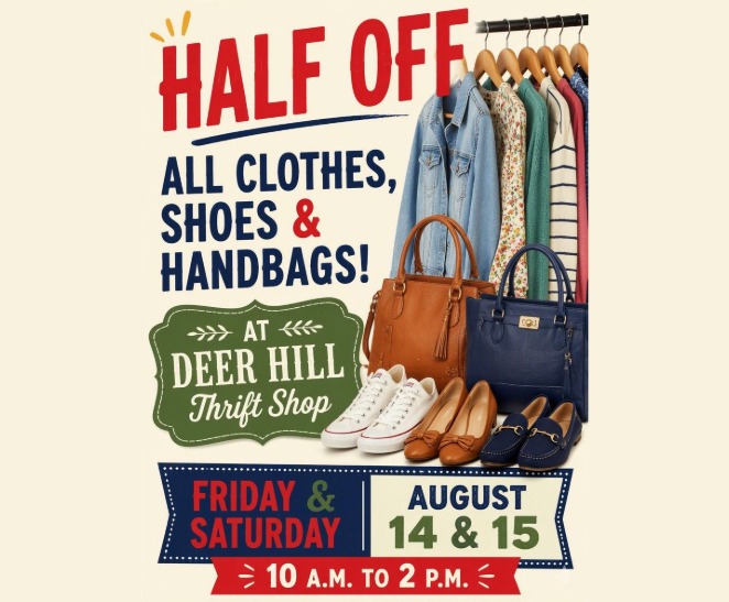 Half-Off All Clothes, Shoes and Handbags